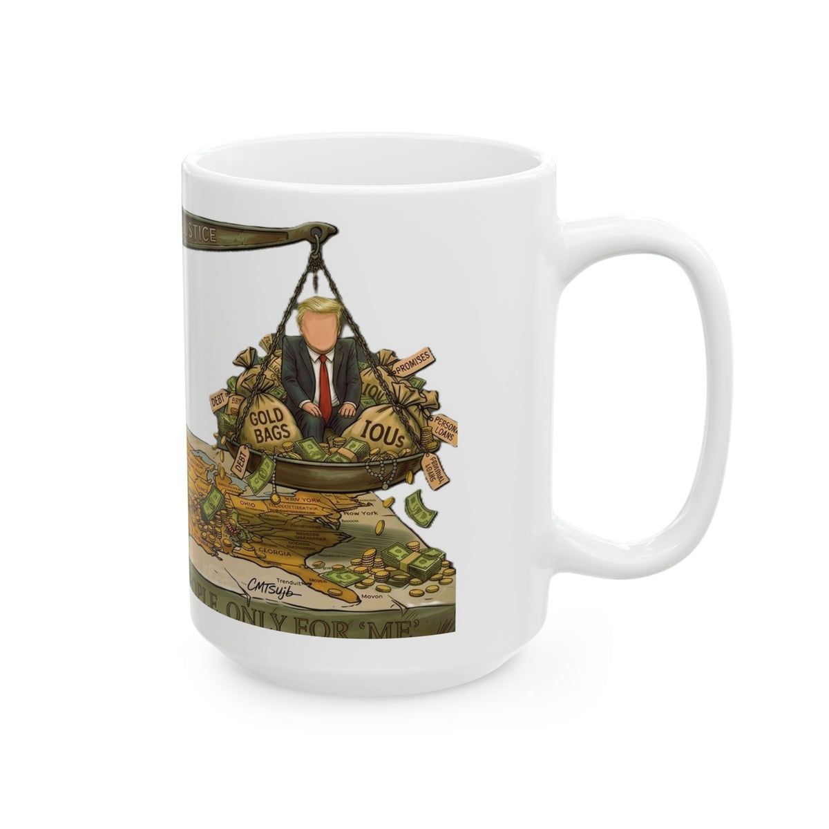 Mug - Pardons for Thee and More Money for ME - Ceramic Mug, (11oz, 15oz)