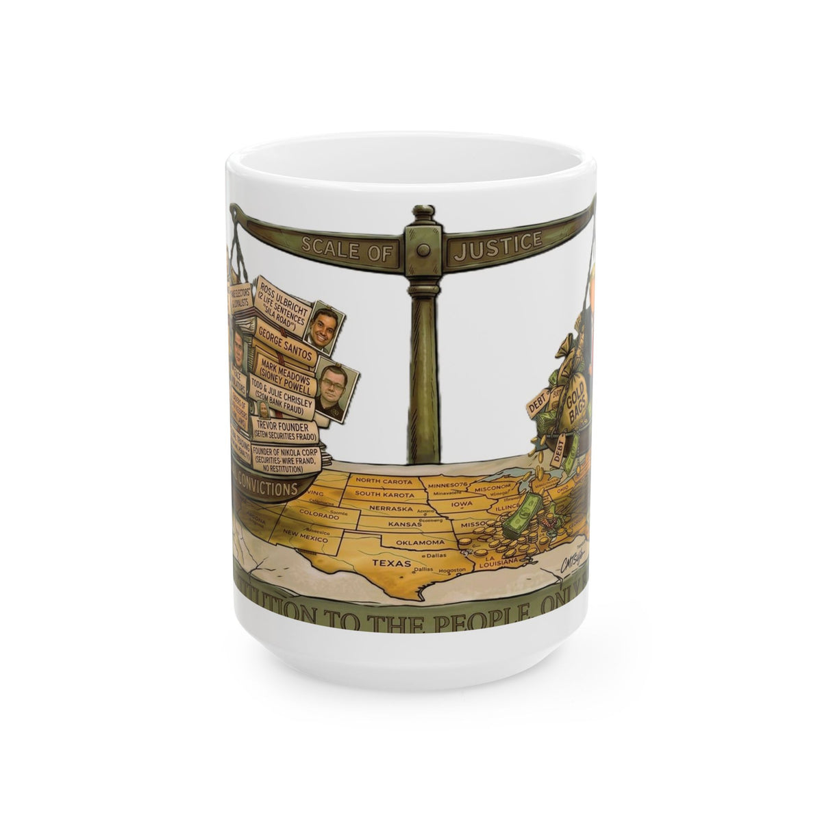 Mug - Pardons for Thee and More Money for ME - Ceramic Mug, (11oz, 15oz)