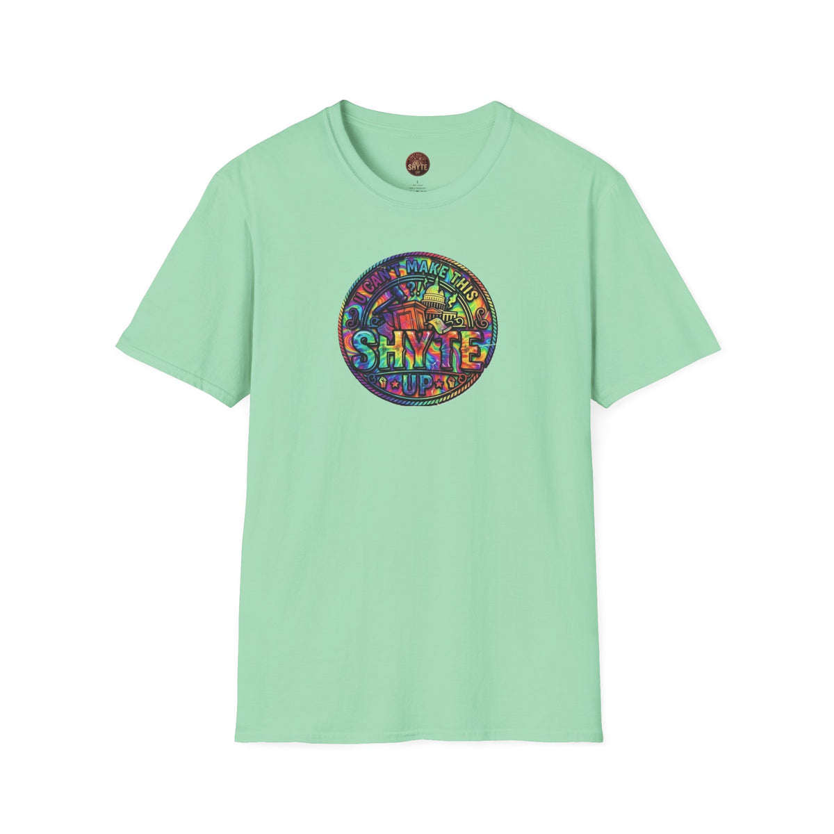 T-Shirt - Patio U Cyaan Mek Dis Shyte Up - Bubble Graffiti -  Unisex Softstyle