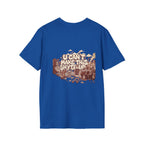 T-Shirt - U Cant Make This Shyte Up - Rust Red Cartoon Satire -  Unisex Softstyle