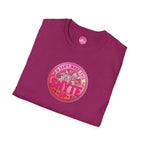 T-Shirt - U Cant Make This Shyte Up - Pink-Lovers Bubble Satire - Unisex Softstyle T-Shirt