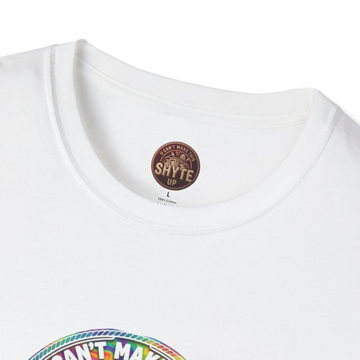 T-Shirt - Patios - Yu Cyaan Mek Dis Shyte Up!- Bubble Graffiti - Unisex Softstyle T-Shirt