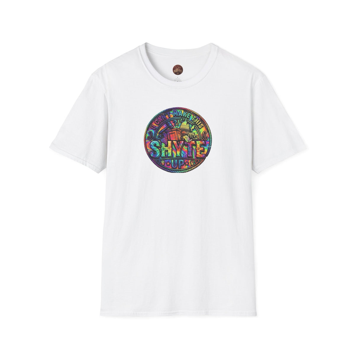 T-Shirt - Patio U Cyaan Mek Dis Shyte Up - Bubble Graffiti -  Unisex Softstyle