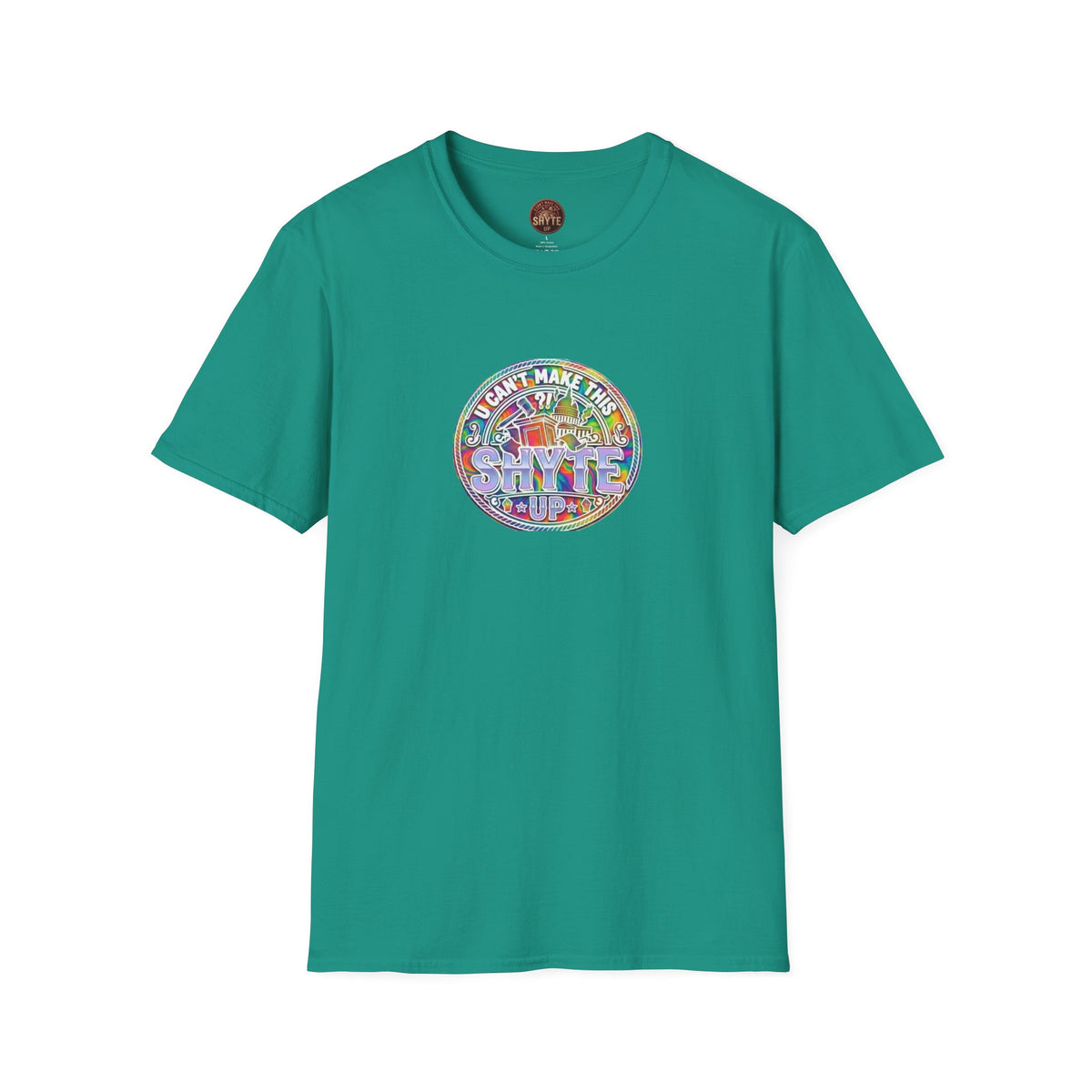 T-Shirt - Patios - Yu Cyaan Mek Dis Shyte Up!- Bubble Graffiti - Unisex Softstyle T-Shirt