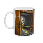 Mug - GET OUT OF JAIL FOR A FEE - Ceramic Mug, (11oz, 15oz)