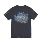 T-Shirt - Blue Satire - Unisex Jersey Short Sleeve Tee