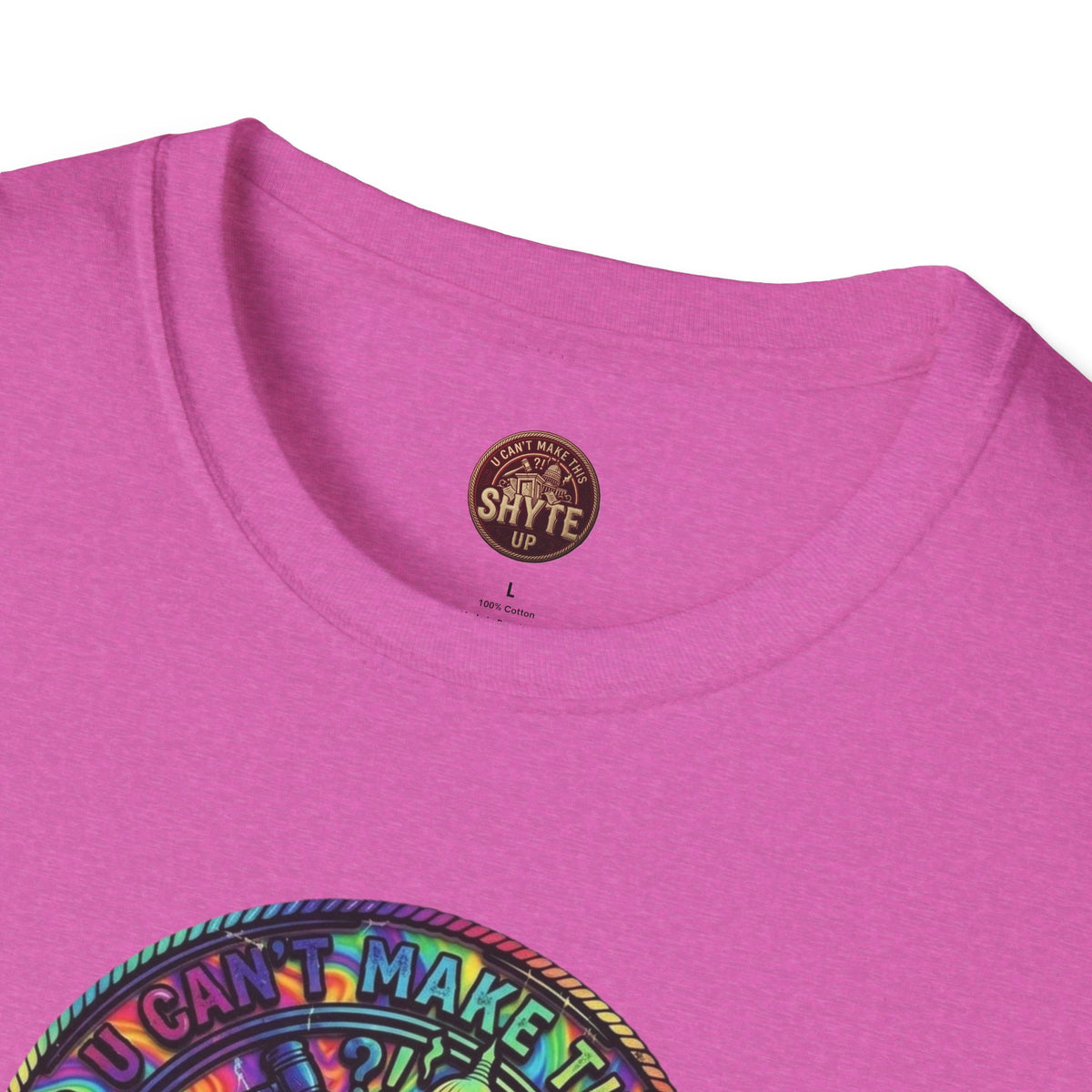 T-Shirt - Patio U Cyaan Mek Dis Shyte Up - Bubble Graffiti -  Unisex Softstyle