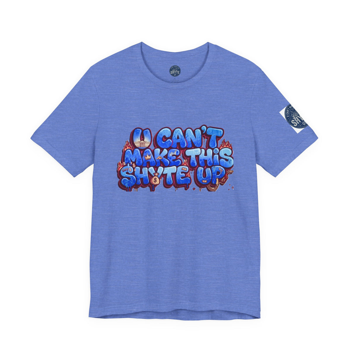 T-Shirt - Blue Satire - Unisex Jersey Short Sleeve Tee