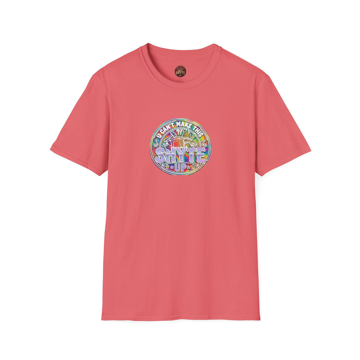 T-Shirt - Patios - Yu Cyaan Mek Dis Shyte Up!- Bubble Graffiti - Unisex Softstyle T-Shirt