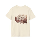 T-Shirt - U Cant Make This Shyte Up - Rust Red Cartoon Satire -  Unisex Softstyle