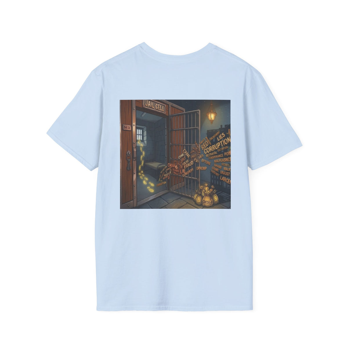 T-Shirt - U Cant Make This Shyte Up - Pee 4 Pardon Satire - Unisex Softstyle T-Shirt