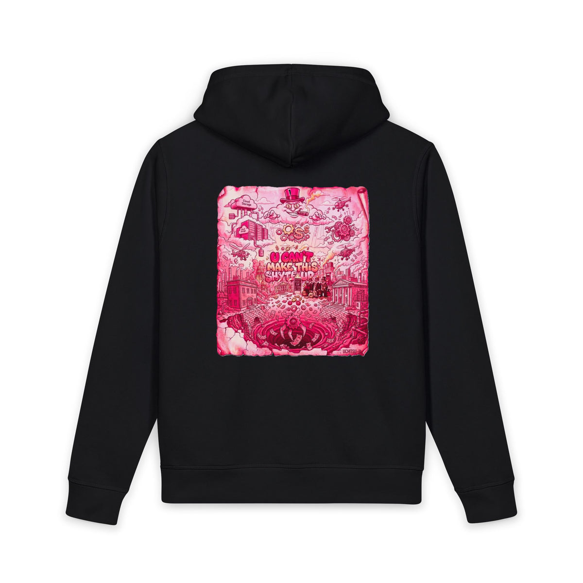Hoodie - Bubbalicious Pink Unisex Organic Side Pocket Sounder Hoodie