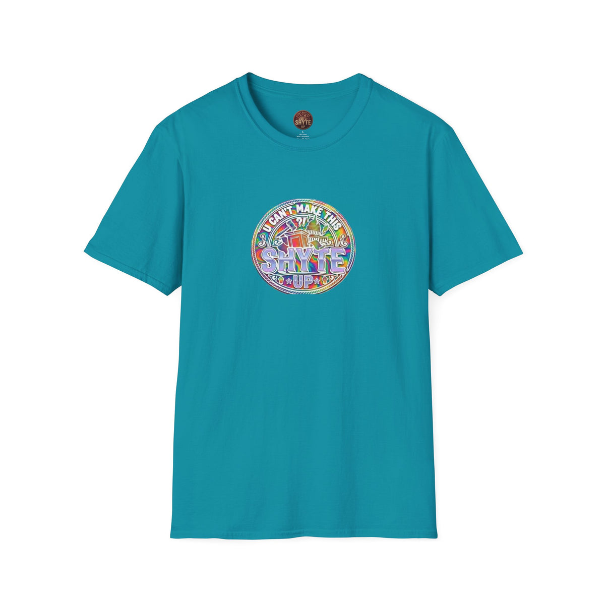 T-Shirt - Patios - Yu Cyaan Mek Dis Shyte Up!- Bubble Graffiti - Unisex Softstyle T-Shirt