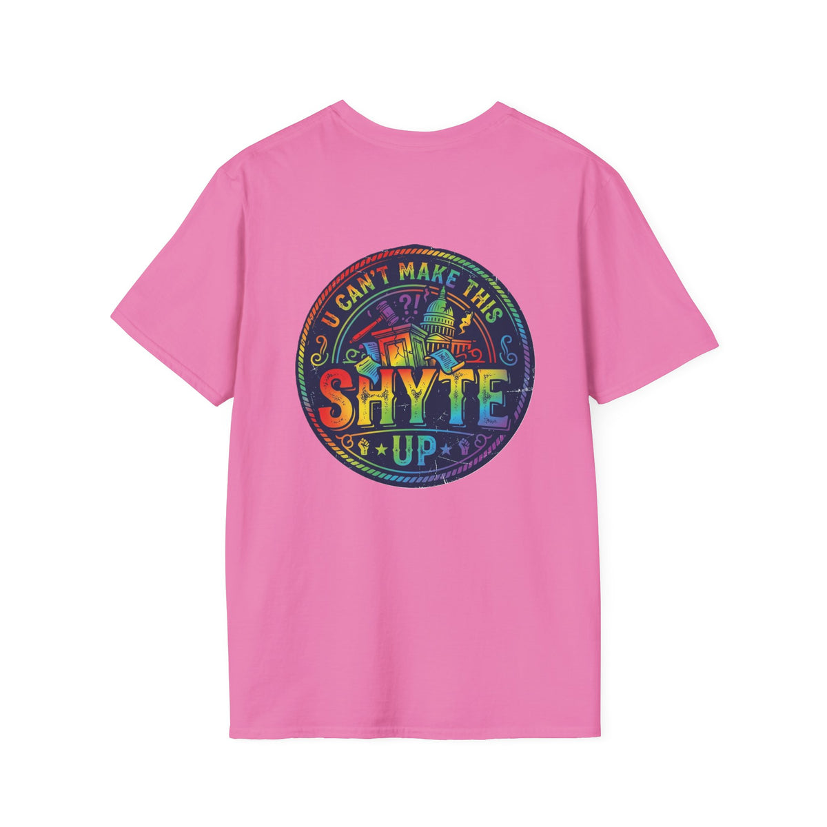 T-Shirt- We Told You So - Bubble Graffiti - Unisex Softstyle T-Shirt