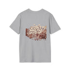 T-Shirt - U Cant Make This Shyte Up - Rust Red Cartoon Satire -  Unisex Softstyle