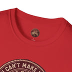 T-Shirt - U Cant Make This Shyte Up - Rust Red Cartoon Satire -  Unisex Softstyle