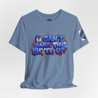 T-Shirt - Blue Satire - Unisex Jersey Short Sleeve Tee