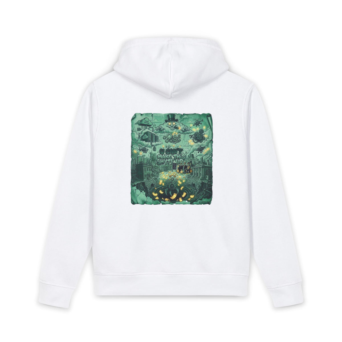 Hoodie - $$ Green Greed Unisex Organic Side Pocket Sounder Hoodie