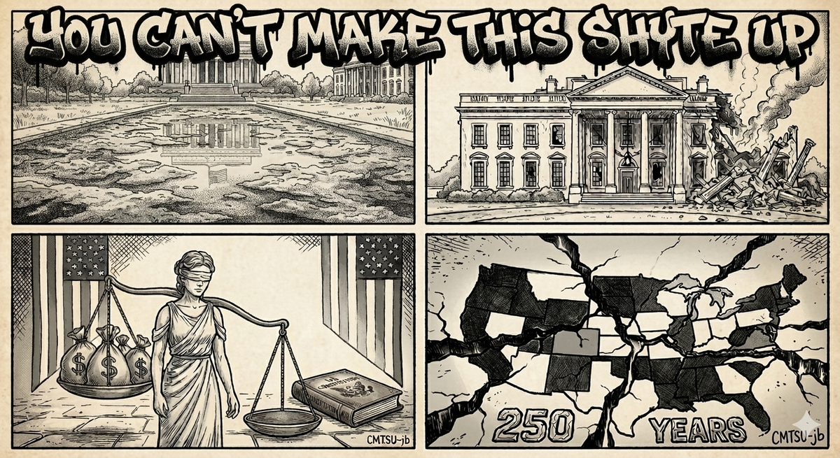 250YRS - BLK AND WHT -U Can't Make This Shyte