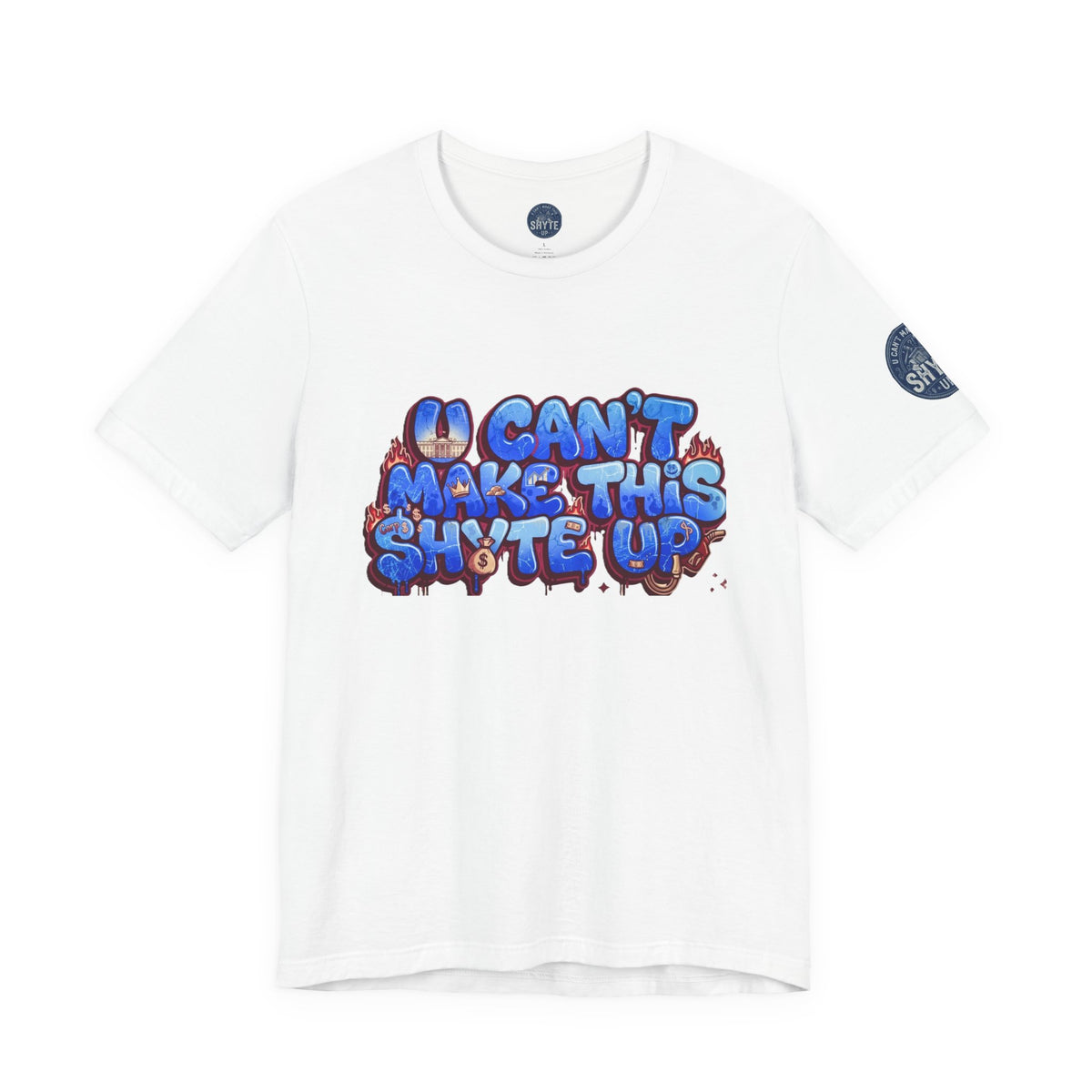 T-Shirt - Blue Satire - Unisex Jersey Short Sleeve Tee