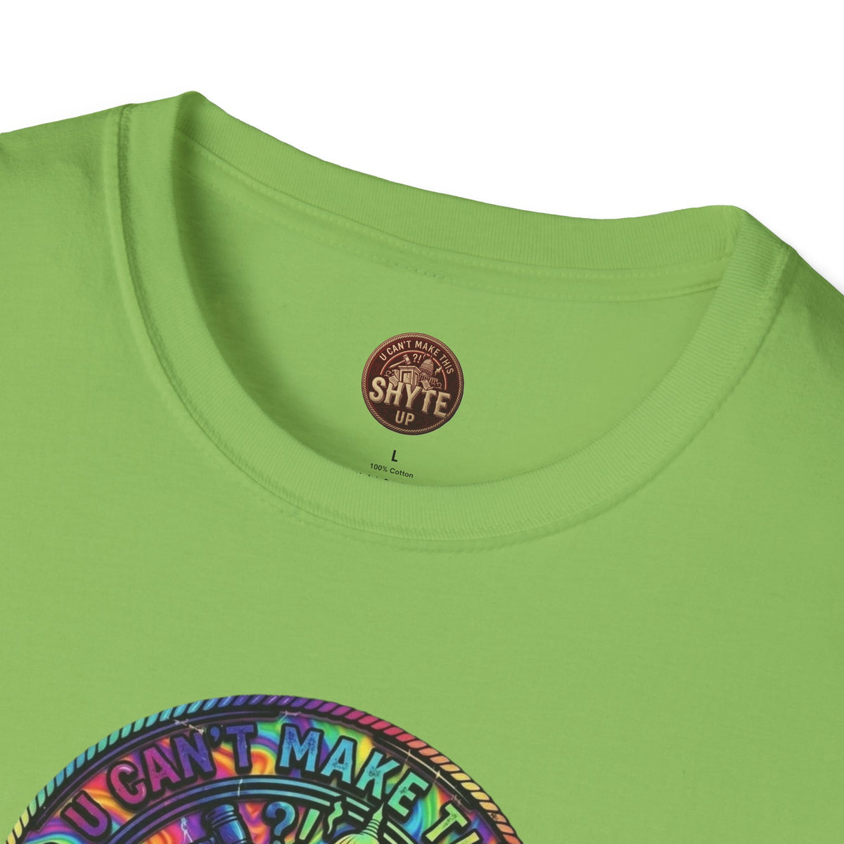 T-Shirt - Patio U Cyaan Mek Dis Shyte Up - Bubble Graffiti -  Unisex Softstyle