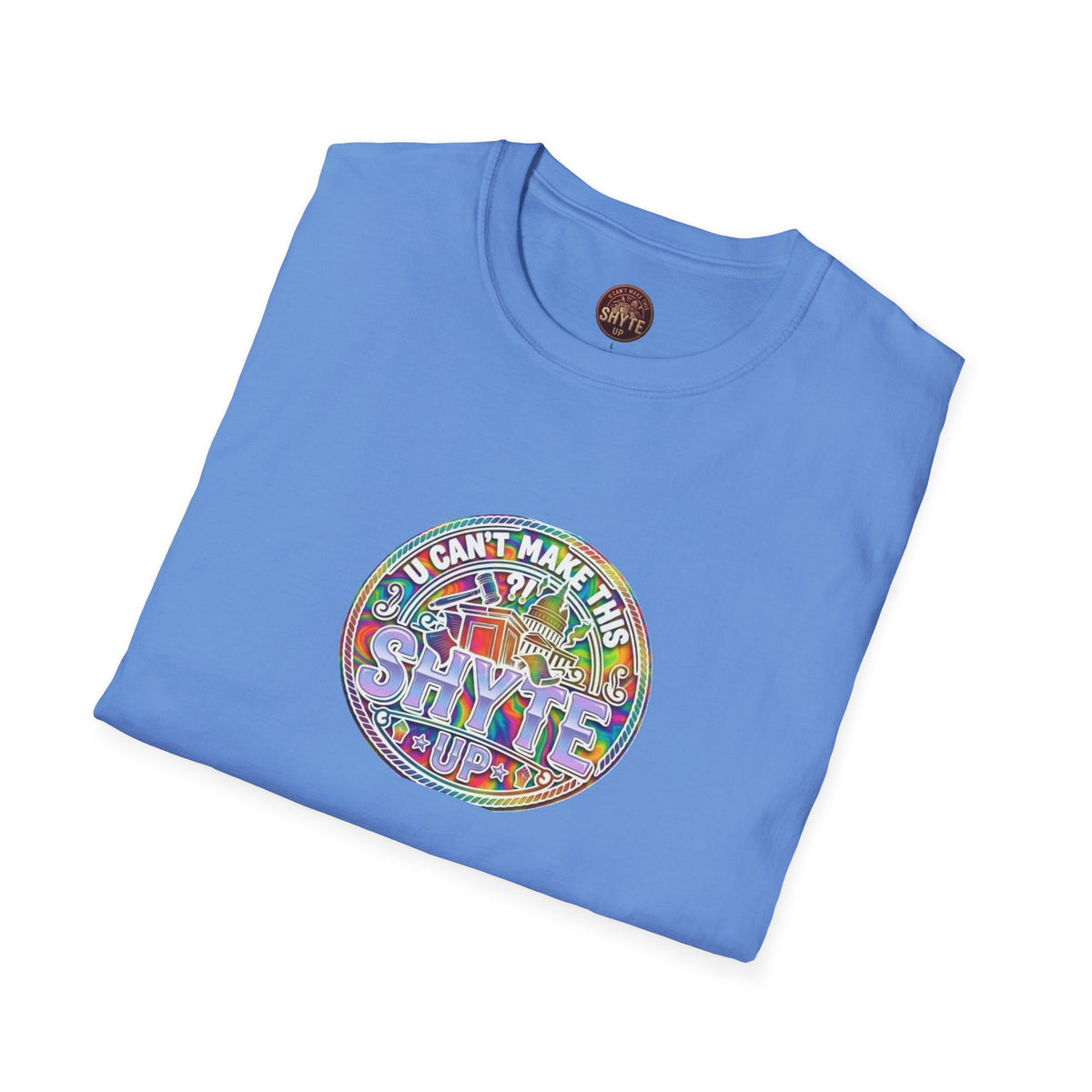 T-Shirt - Patios - Yu Cyaan Mek Dis Shyte Up!- Bubble Graffiti - Unisex Softstyle T-Shirt