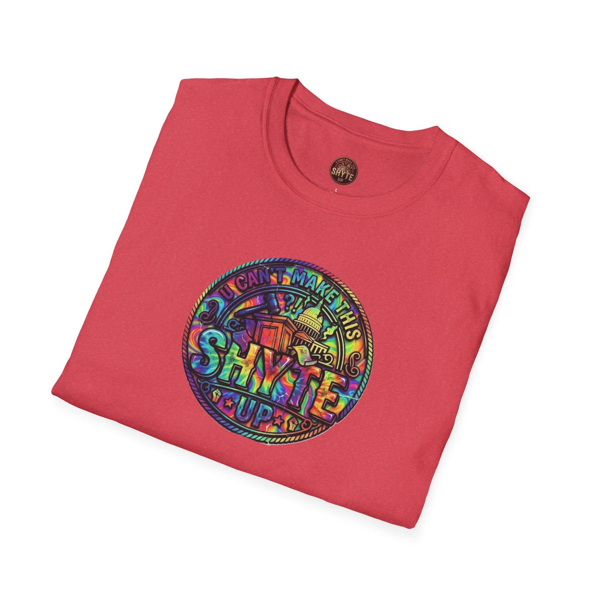 T-Shirt - Patio U Cyaan Mek Dis Shyte Up - Bubble Graffiti -  Unisex Softstyle