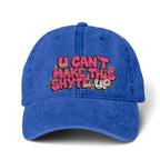 Cap  - Pinkalicious - Women's Pigment-Dyed Cap with Fashion Undervisor (Embroidery)