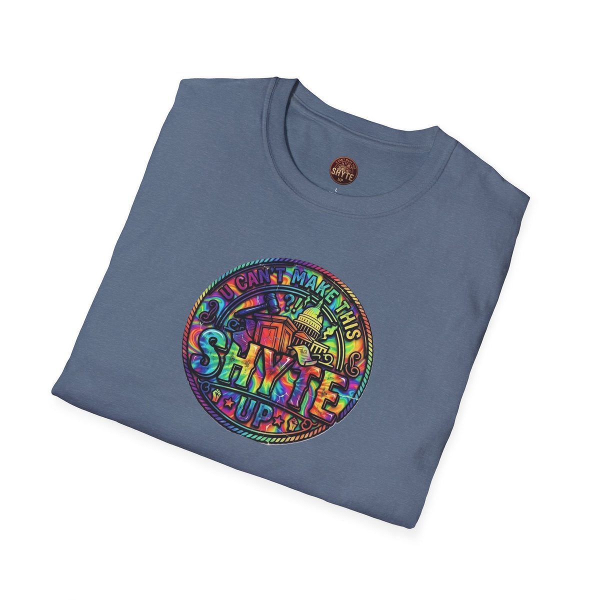 T-Shirt - Patio U Cyaan Mek Dis Shyte Up - Bubble Graffiti -  Unisex Softstyle