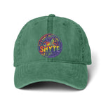 Cap - Express the Rainbow - Women's Pigment-Dyed Cap with Fashion Undervisor (Embroidery)