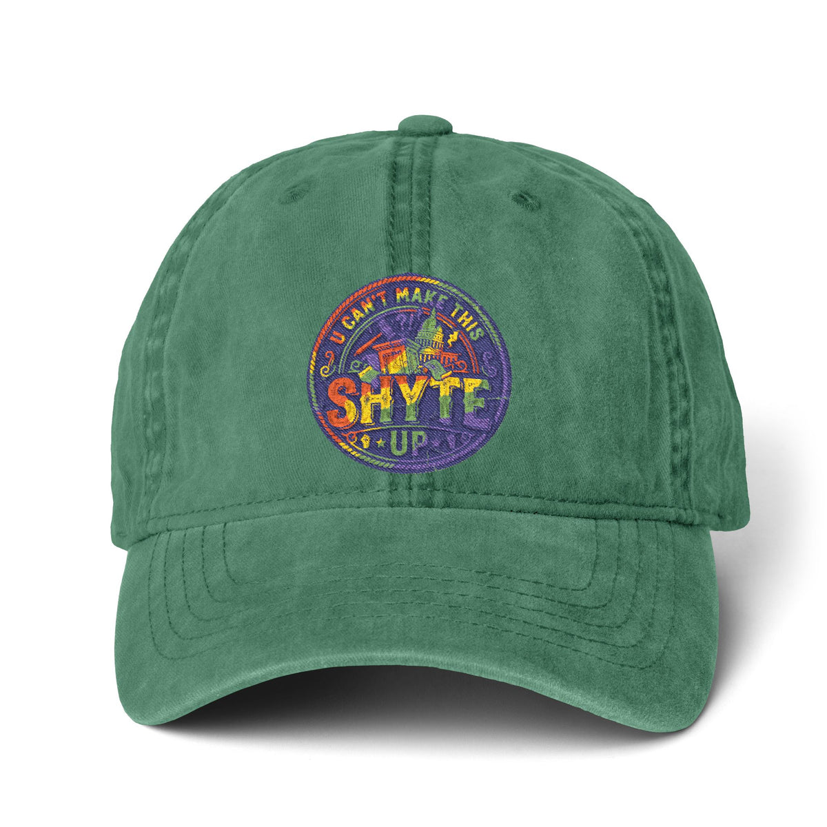 Cap - Express the Rainbow - Women's Pigment-Dyed Cap with Fashion Undervisor (Embroidery)