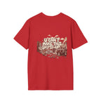T-Shirt - U Cant Make This Shyte Up - Rust Red Cartoon Satire -  Unisex Softstyle