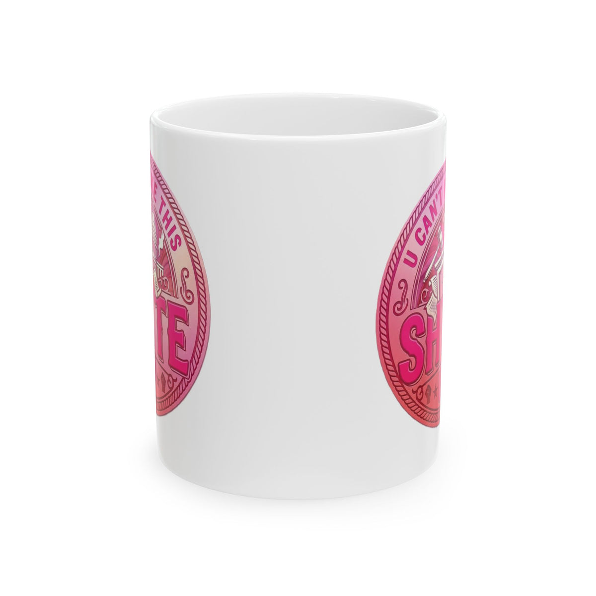 Ceramic Mug, (11oz, 15oz) Bubblicious Pink