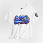 T-Shirt - Blue Satire - Unisex Jersey Short Sleeve Tee
