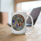 Mug -  Divided by Colours  - U Can't Make This Shyte Up  Logo Mug 15oz