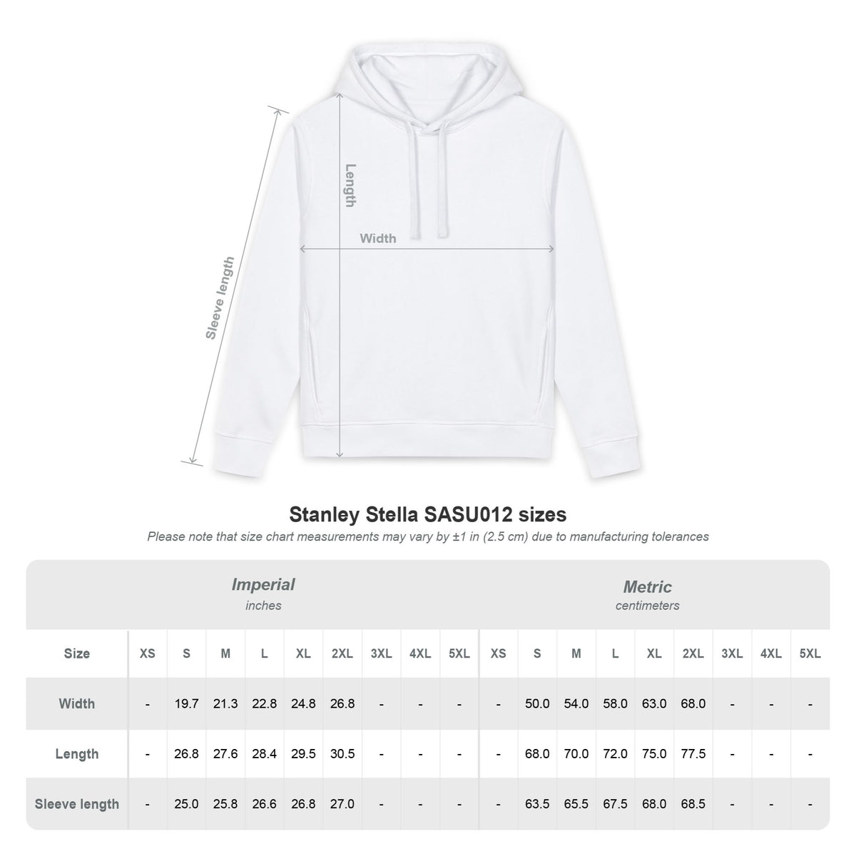 Hoodie - Bubble Blue Sattire - Unisex Organic Side Pocket Sounder Hoodie