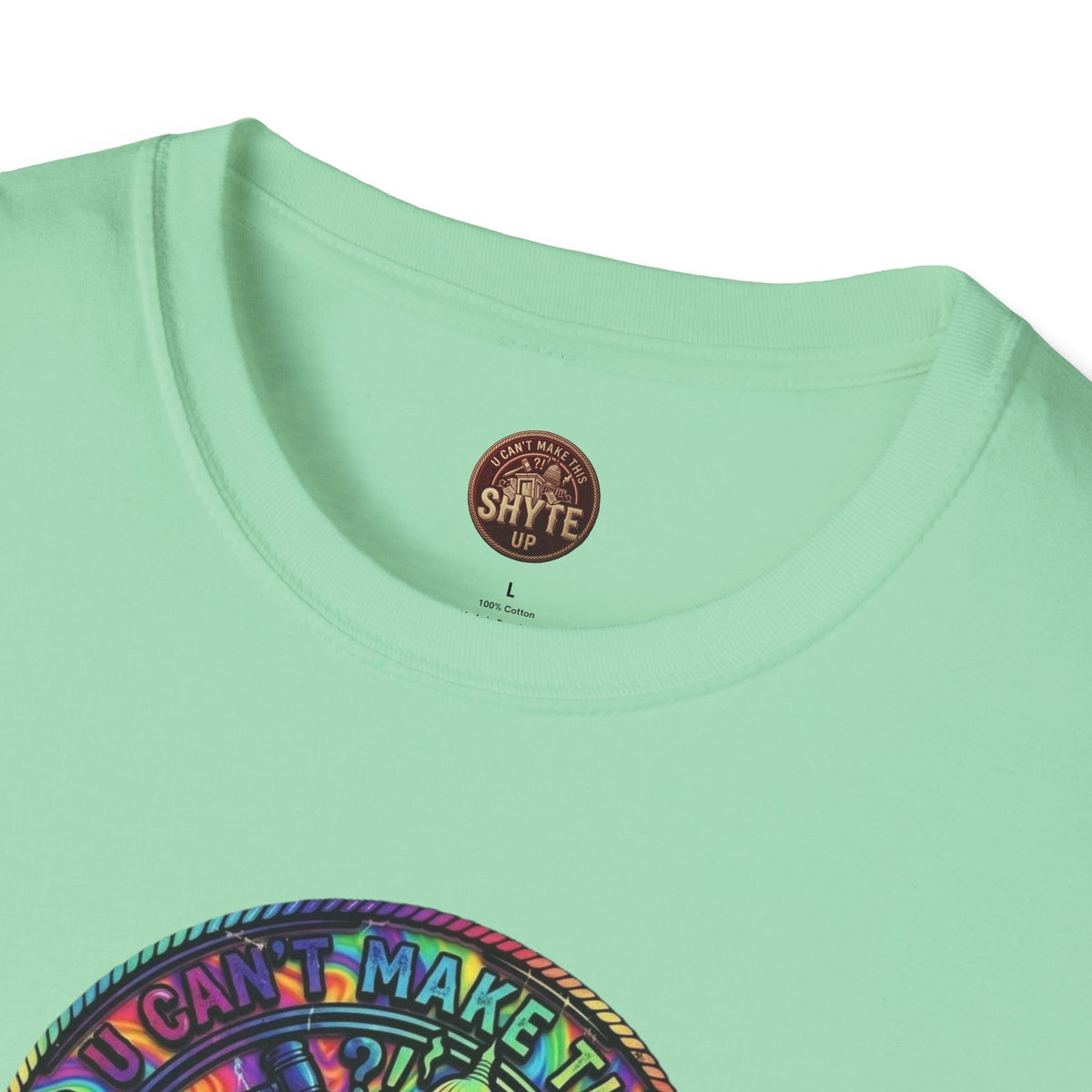 T-Shirt - Patio U Cyaan Mek Dis Shyte Up - Bubble Graffiti -  Unisex Softstyle