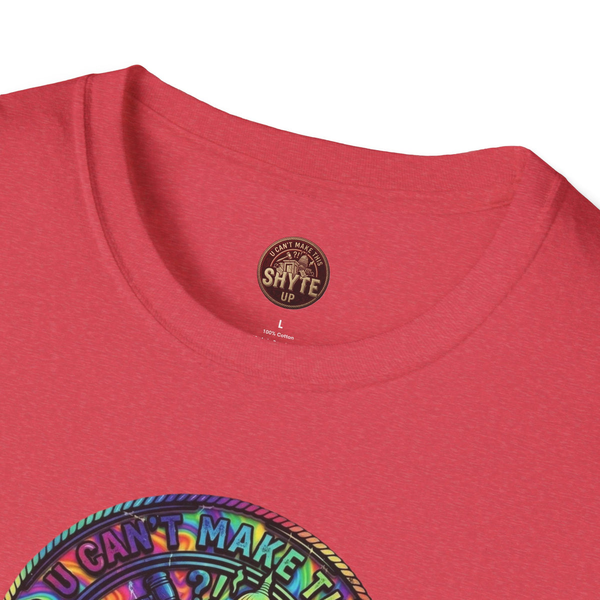 T-Shirt - Patio U Cyaan Mek Dis Shyte Up - Bubble Graffiti -  Unisex Softstyle