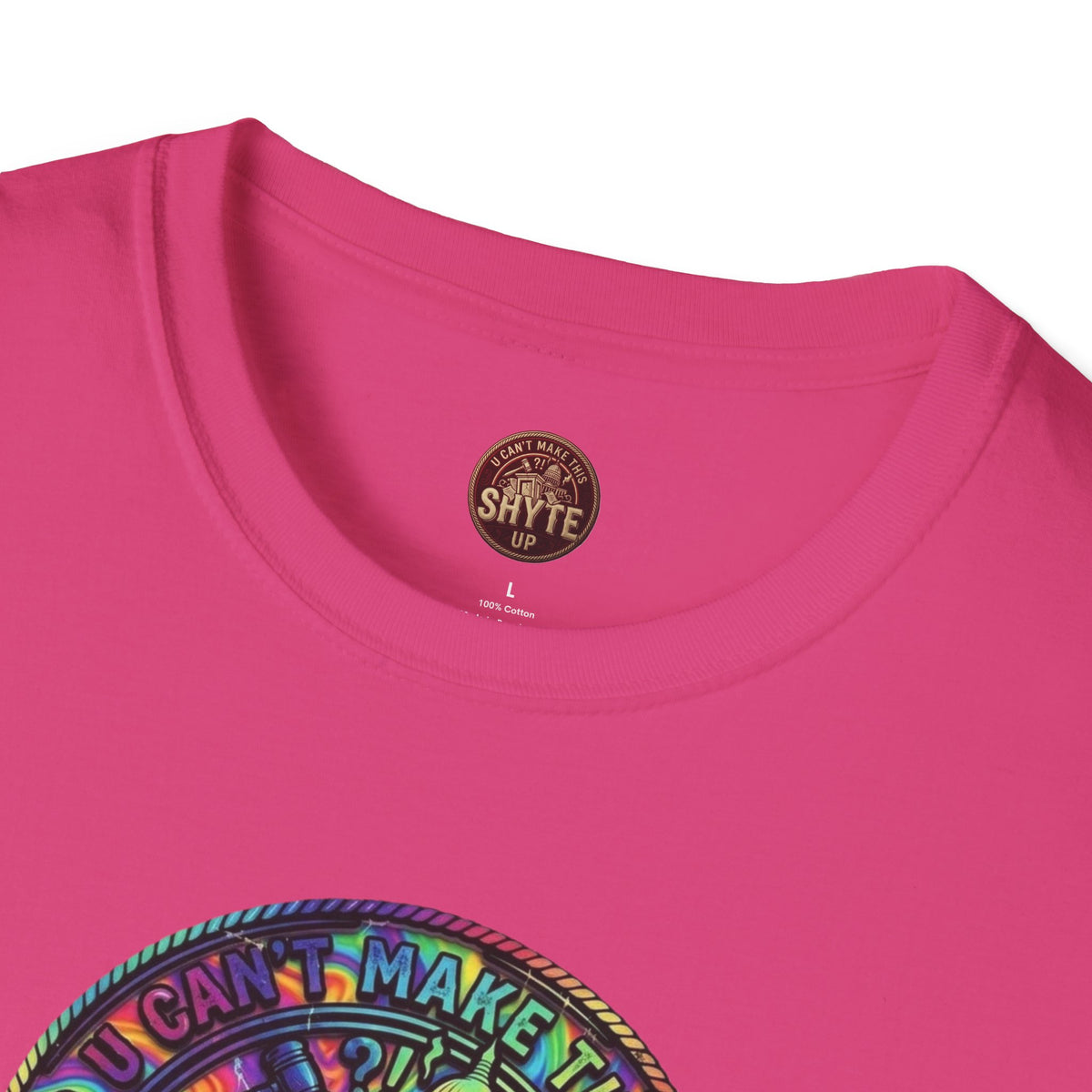 T-Shirt - Patio U Cyaan Mek Dis Shyte Up - Bubble Graffiti -  Unisex Softstyle