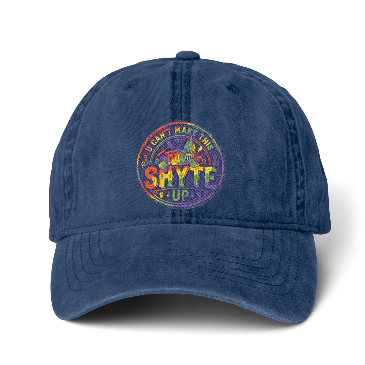 Cap - Express the Rainbow - Women's Pigment-Dyed Cap with Fashion Undervisor (Embroidery)