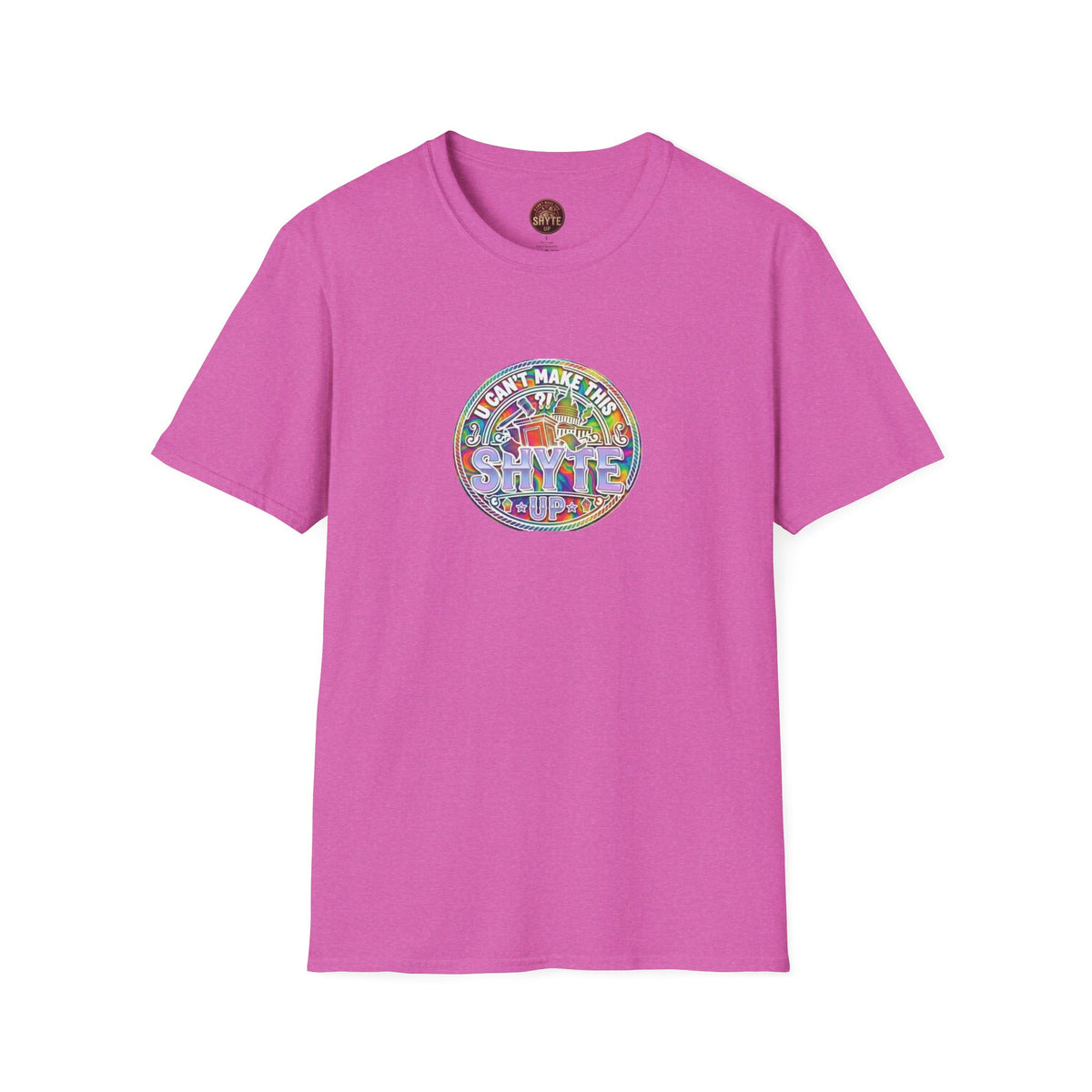 T-Shirt - Patios - Yu Cyaan Mek Dis Shyte Up!- Bubble Graffiti - Unisex Softstyle T-Shirt