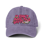 Cap  - Pinkalicious - Women's Pigment-Dyed Cap with Fashion Undervisor (Embroidery)