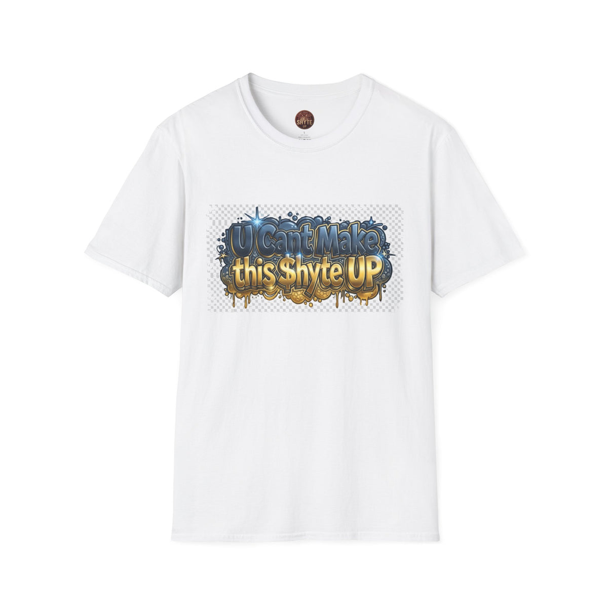 T-Shirt - U Cant Make This Shyte Up - Pee 4 Pardon Satire - Unisex Softstyle T-Shirt