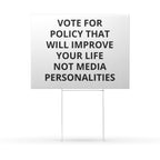 STRINGS-U Can't Make This Shyte Up -VOTE FOR POLICY THAT WILL IMPROVE YOUR LIFE  NOT MEDIA PERSONALITIES