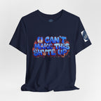T-Shirt - Blue Satire - Unisex Jersey Short Sleeve Tee