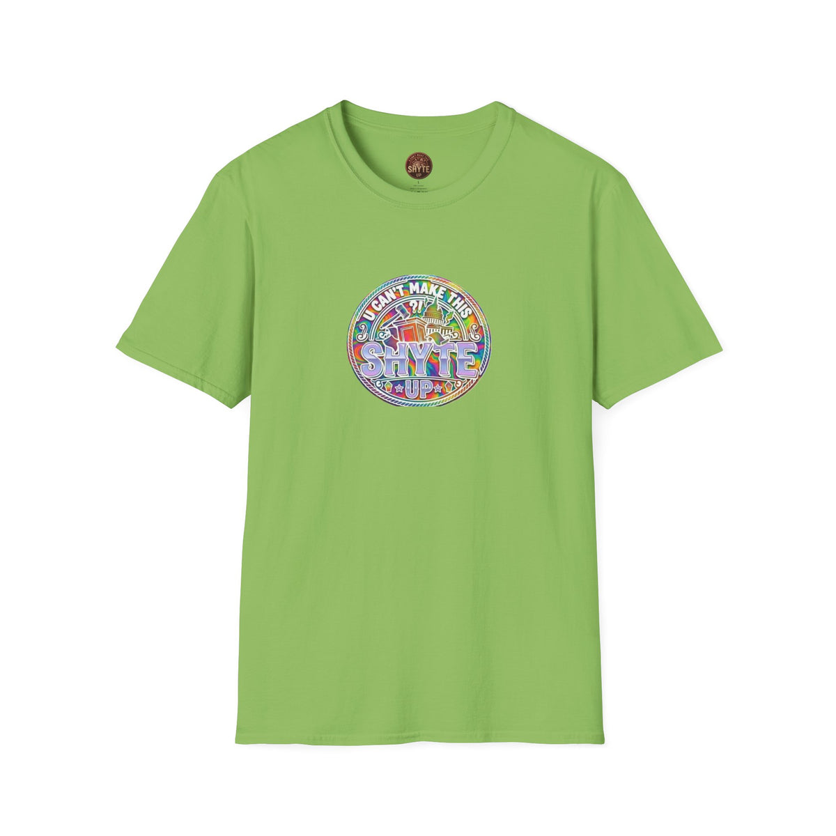 T-Shirt - Patios - Yu Cyaan Mek Dis Shyte Up!- Bubble Graffiti - Unisex Softstyle T-Shirt