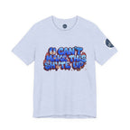 T-Shirt - Blue Satire - Unisex Jersey Short Sleeve Tee