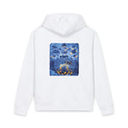 Hoodie - Bubble Blue Sattire - Unisex Organic Side Pocket Sounder Hoodie
