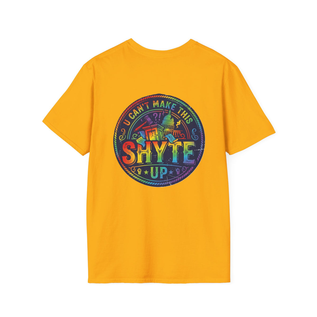 T-Shirt- We Told You So - Bubble Graffiti - Unisex Softstyle T-Shirt