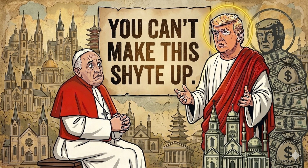 Religon - U Can't Make This Shyte Up -VOTE FOR WHAT YOU  NEED NOT FOR WHO YOU  HATE